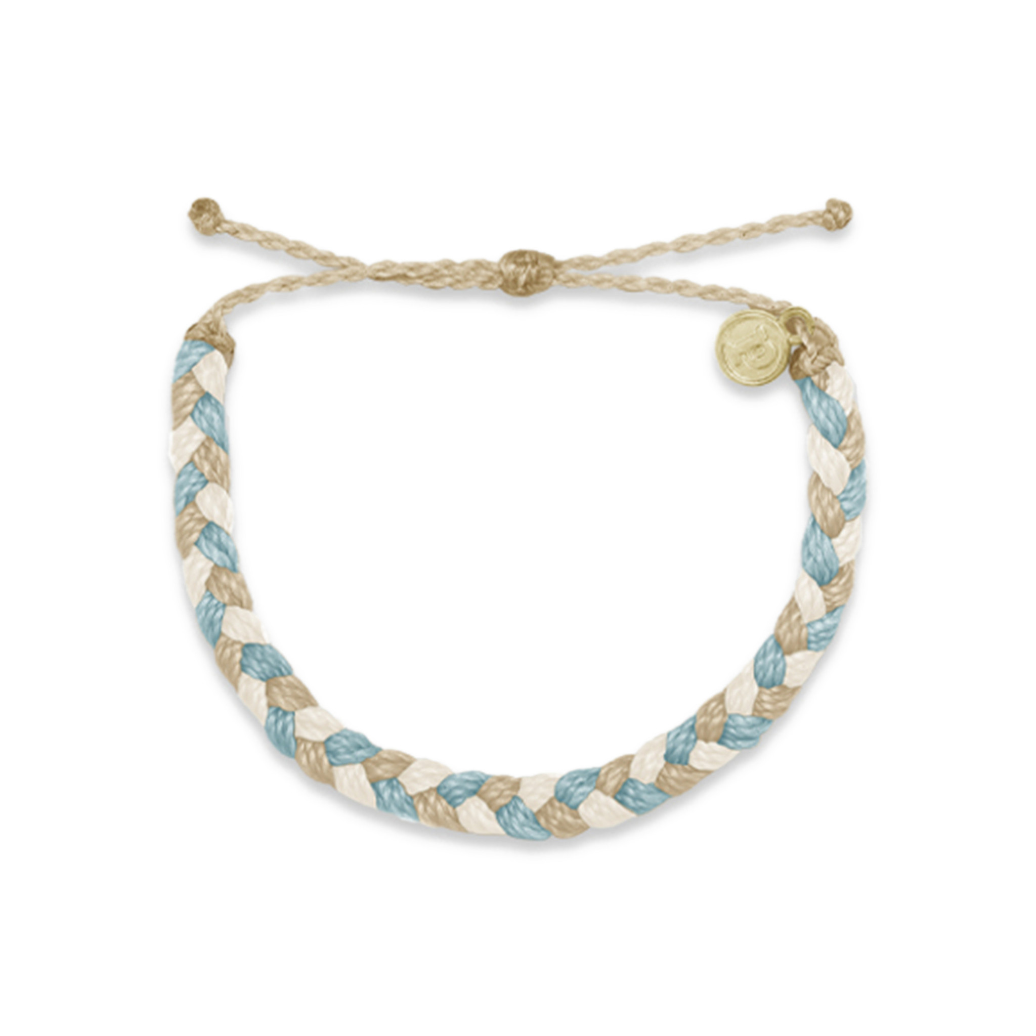 Pura Vida Pura Vida - Braided Bracelet - Gold Coast