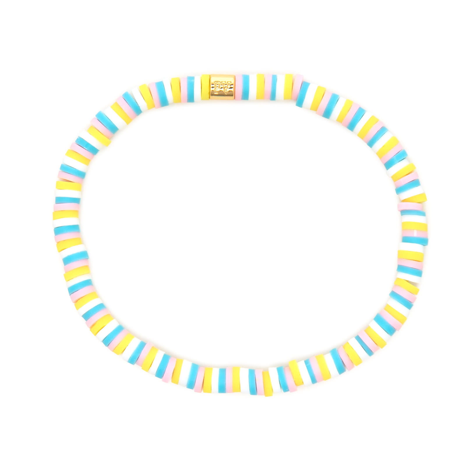Pura Vida - Seascape Disc Stretch Bracelet - Bermuda