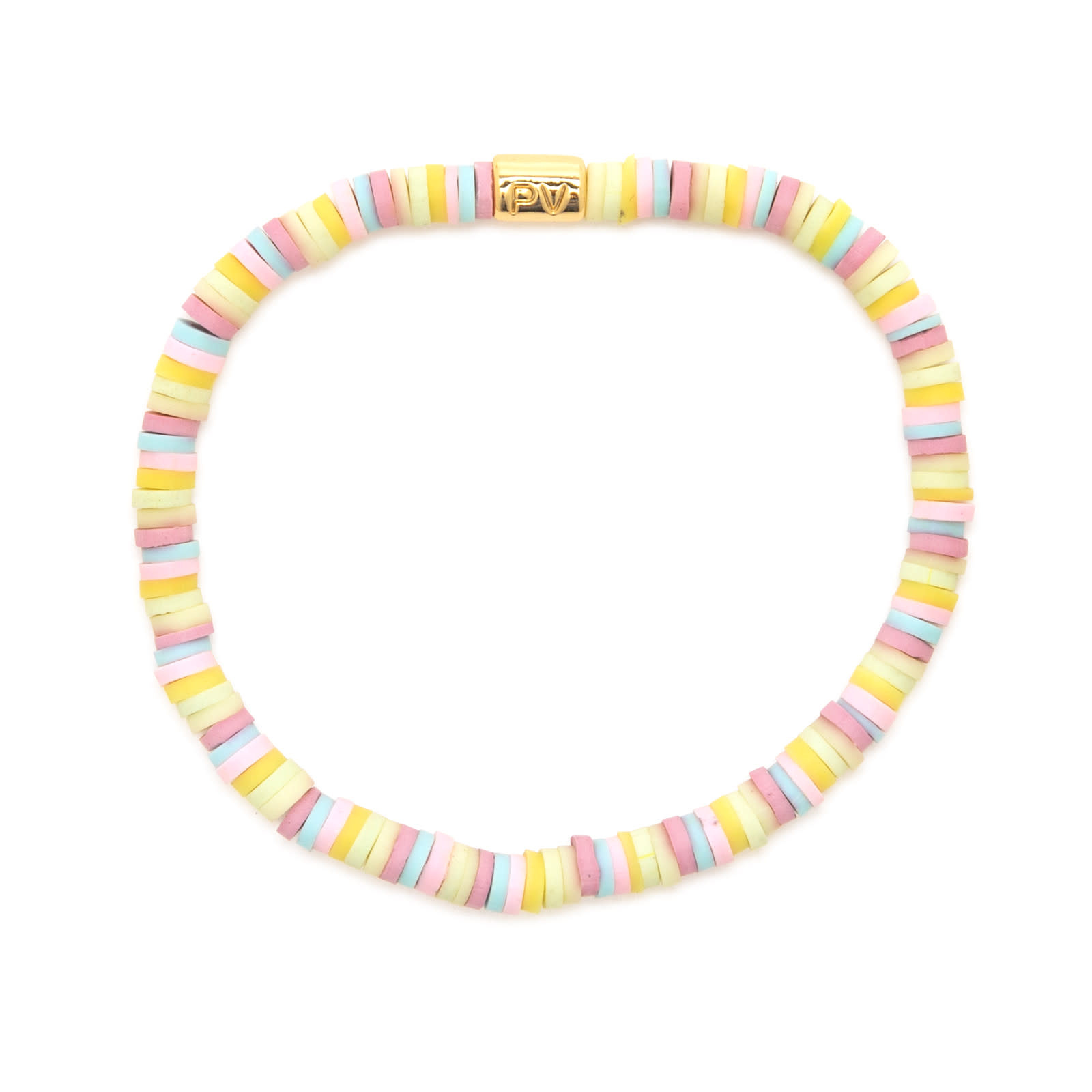 Pura Vida - Seascape Disc Stretch Bracelet - Buena