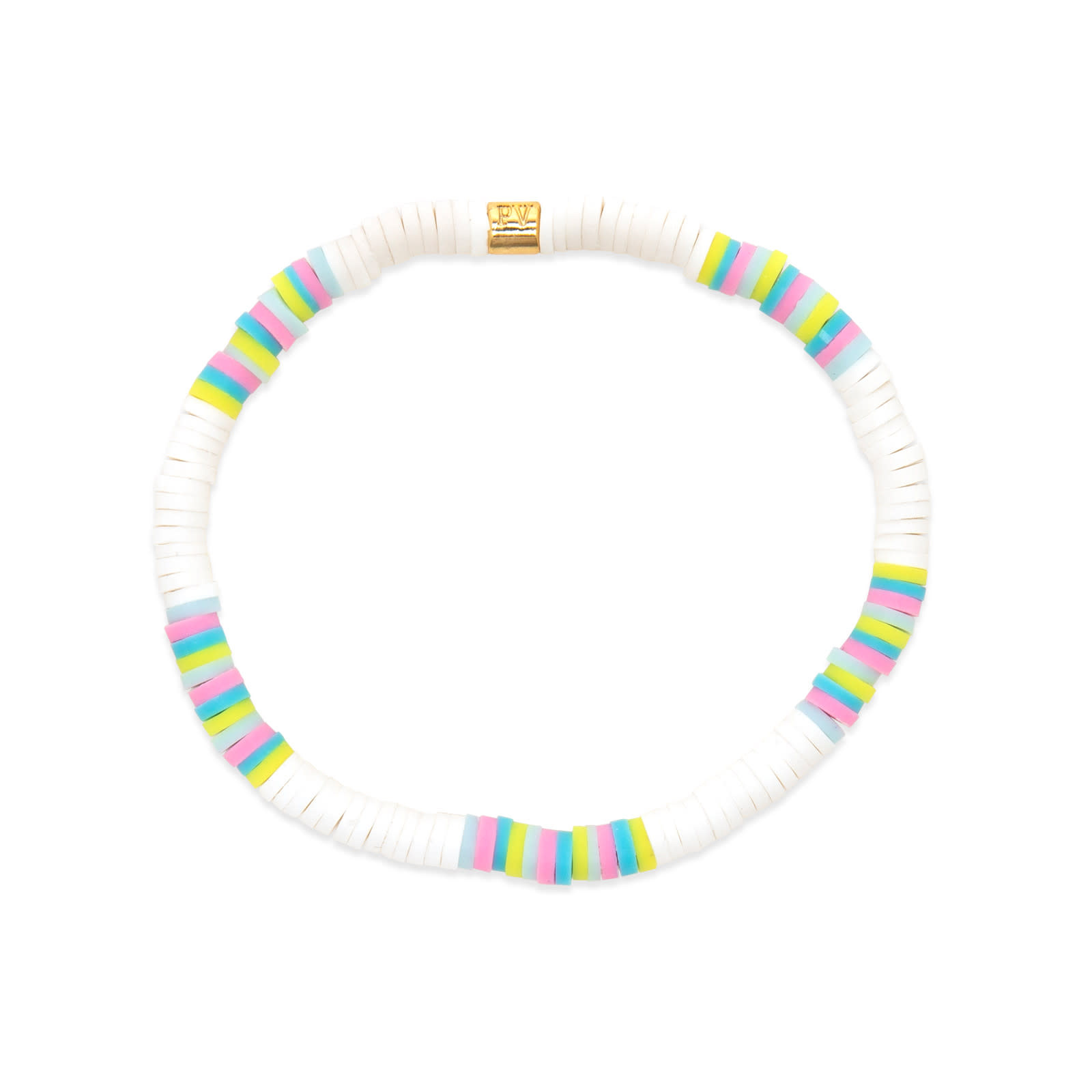 Pura Vida - Seascape Disc Stretch Bracelet - Rio