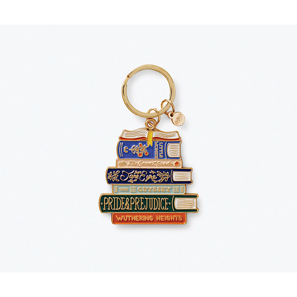 Rifle Paper Co. Enamel Keychain - Book Club