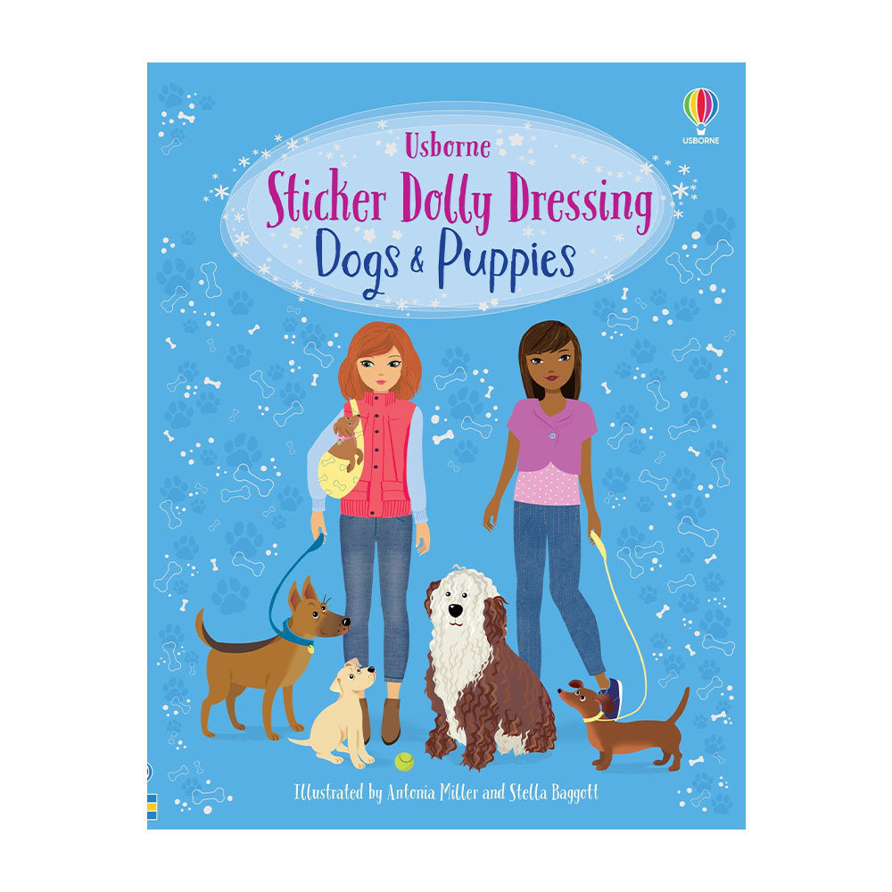 Usborne Sticker Dolly Dressing Activity Book - Dogs & Puppies