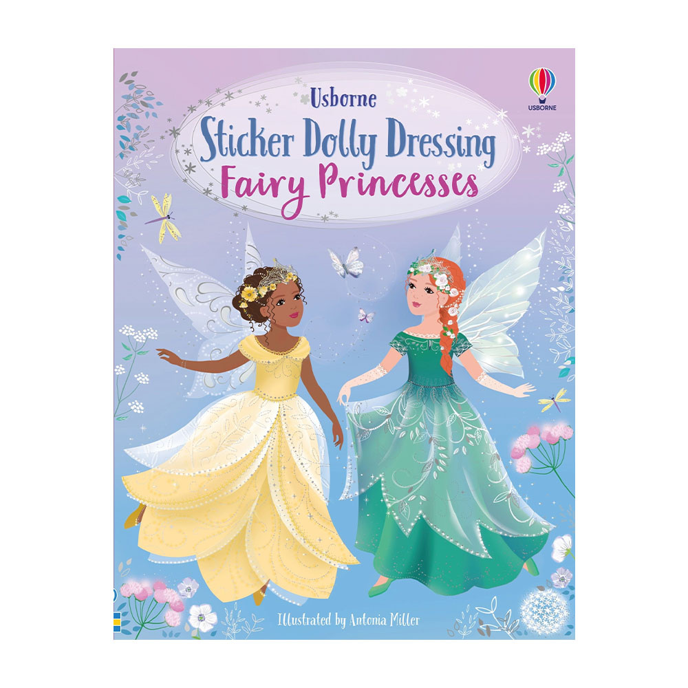 Usborne Sticker Dolly Dressing Activity Book - Fairy Princesses