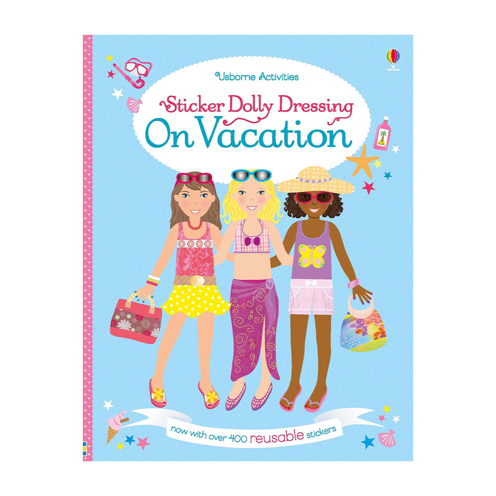 Usborne Sticker Dolly Dressing Activity Book - On Vacation
