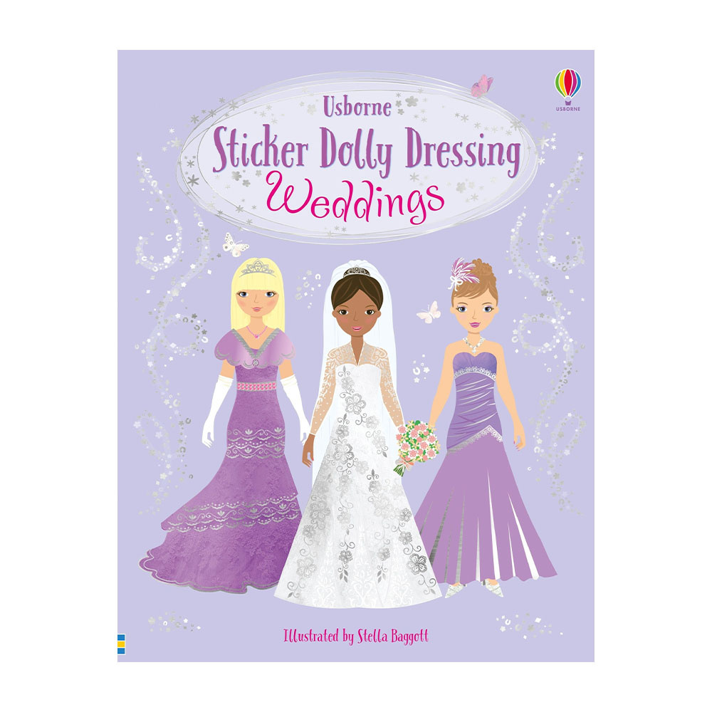 Usborne Sticker Dolly Dressing Activity Book - Weddings