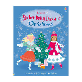 Usborne Sticker Dolly Dressing Activity Book - Christmas