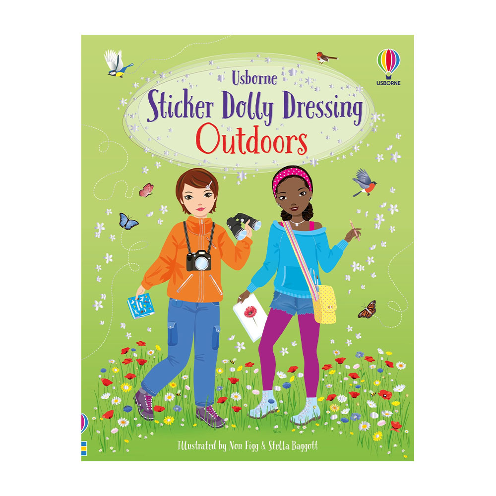 Usborne Sticker Dolly Dressing Activity Book - Outdoors