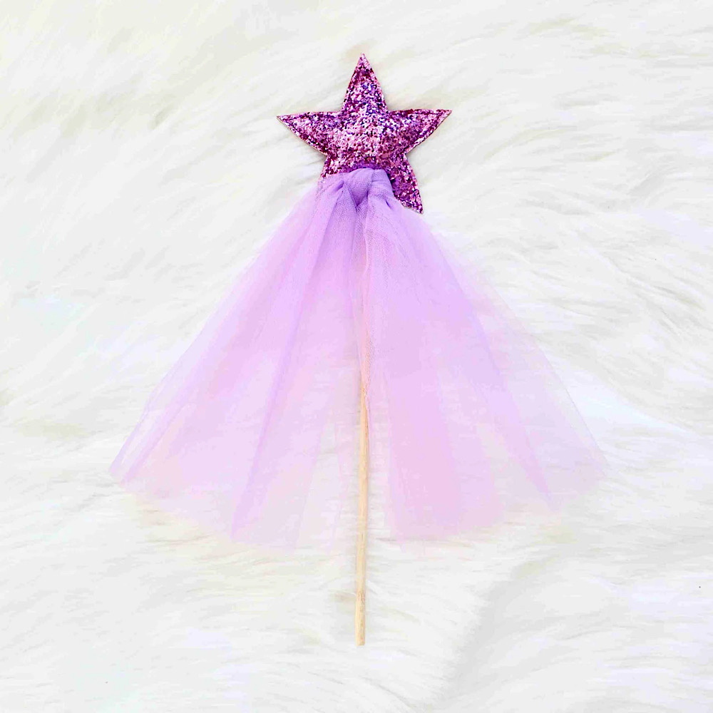 Bailey & Ava Bailey & Ava Small Sparkle Magic Wand - Lilac/Lilac Sparkle