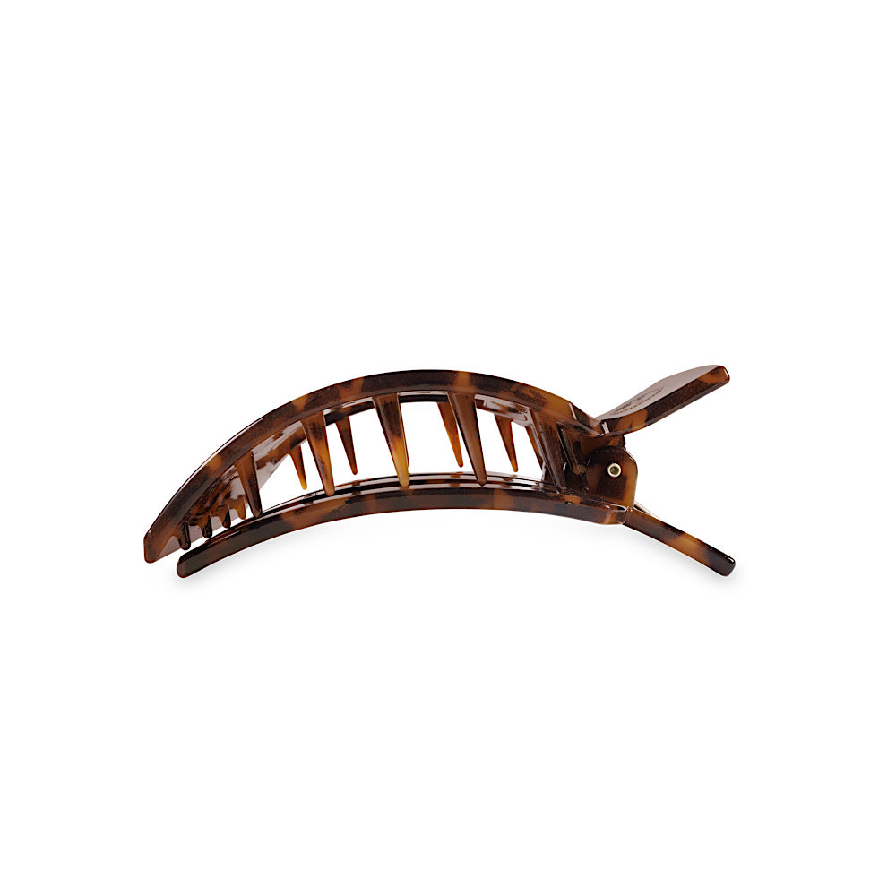 Teleties Flat Square Clip - Medium - Tortoise