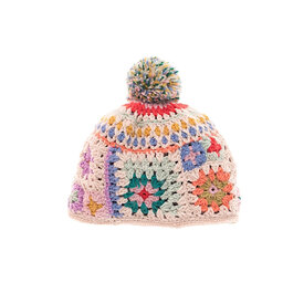 French Knot French Knot - Woodstock Crochet Hat - Natural