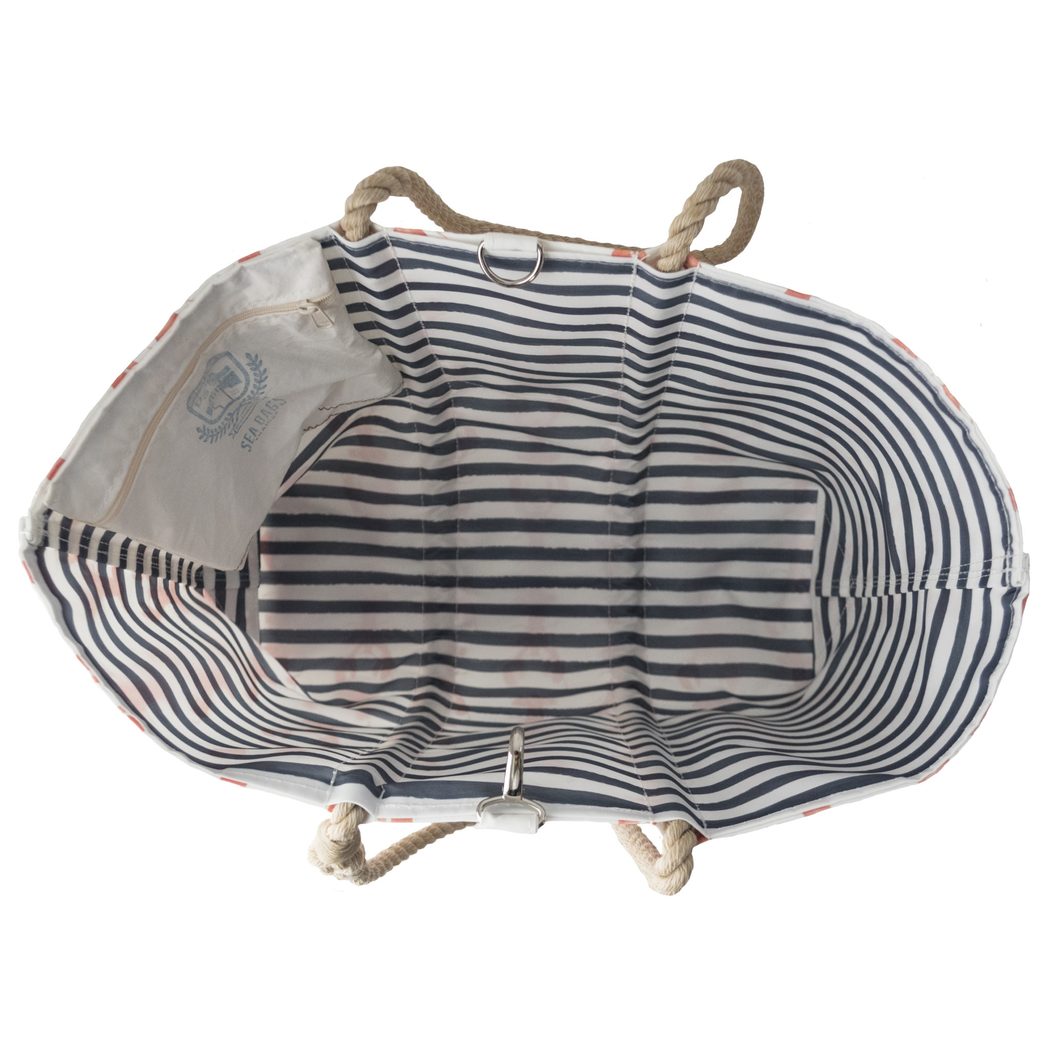 Sea Bags x Sara Fitz - Lobster - Large Tote - Hemp Handle