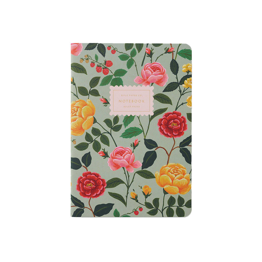 Rifle Paper Co. - Set of 3 Notebooks - Roses
