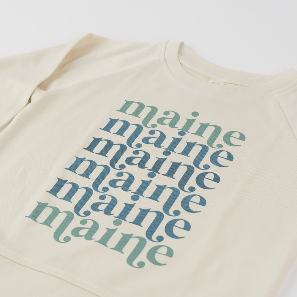 Morado Designs - Pullover - Moonbeam Repeat Maine - Green -