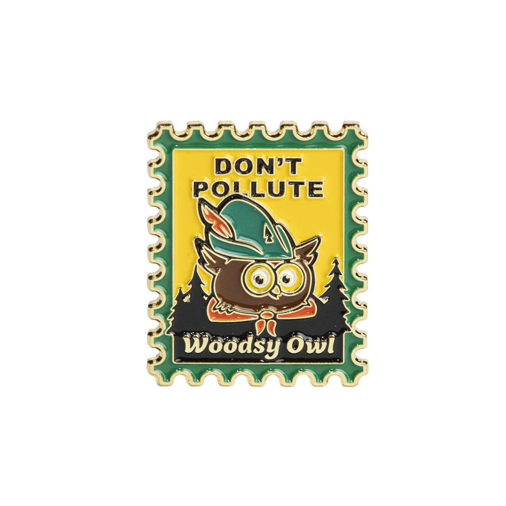 The Landmark Project The Landmark Project - Postage Stamp Pin - Woodsy Owl