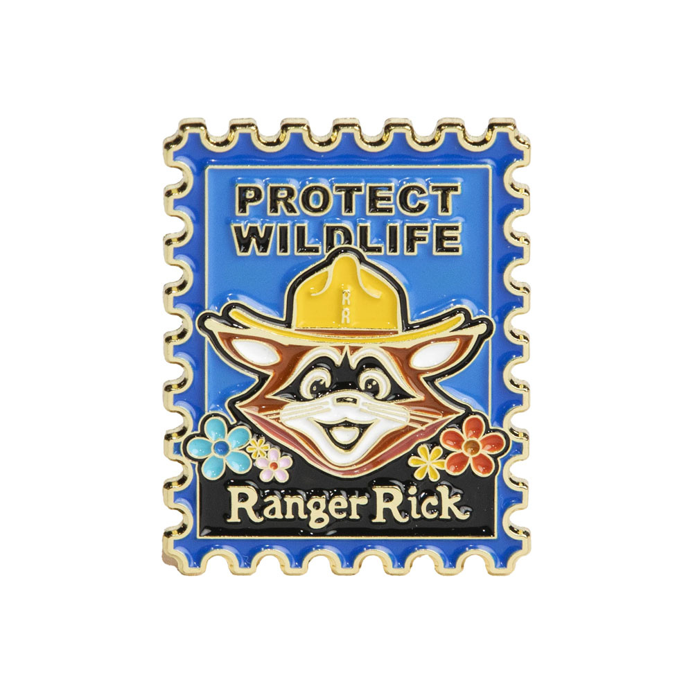The Landmark Project - Postage Stamp Pin - Ranger Rick