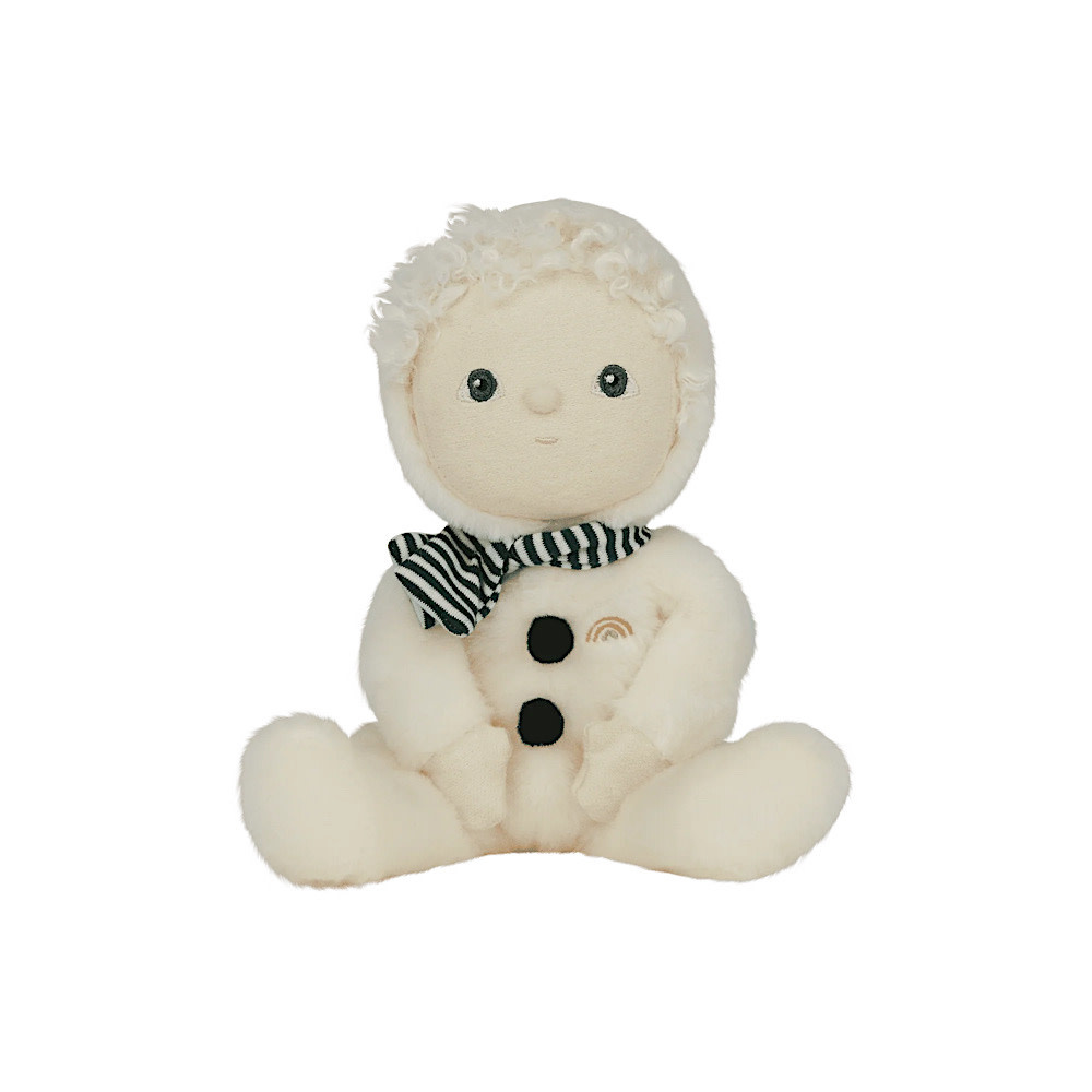 Olli Ella - Dinky Dinkum Doll - Sidney Snowman - White