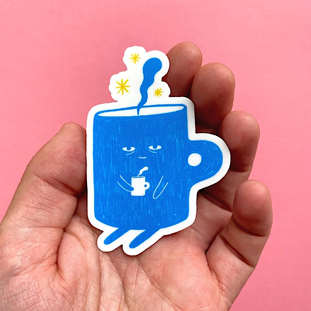Allison McKeen Allison McKeen - Sleepy Coffee Sticker