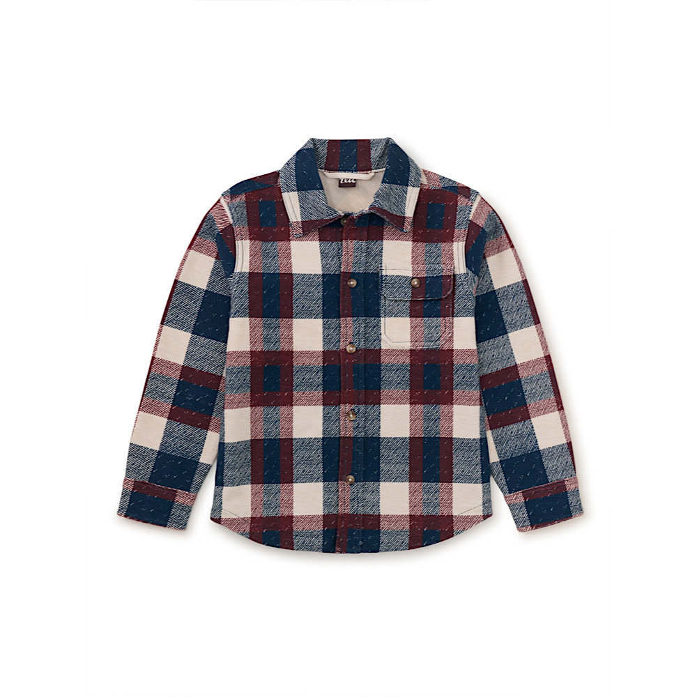 Tea Collection Knit Shacket - Cappadocia Plaid