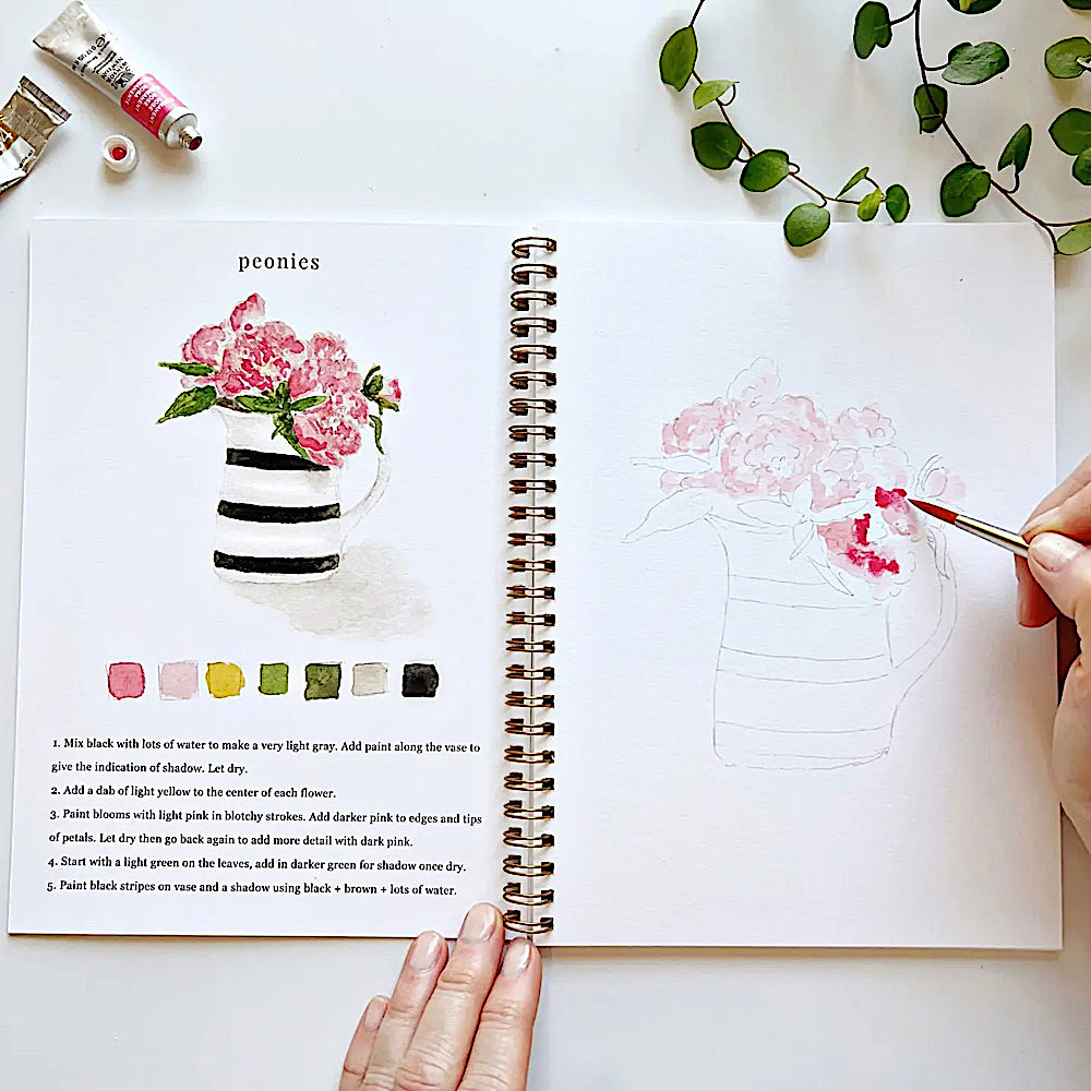 Emily Lex Studio Watercolor Workbook - Bouquets