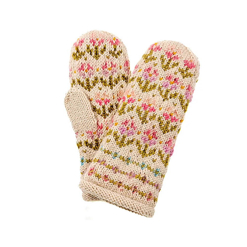 French Knot French Knot - Leelu Mittens - Natural