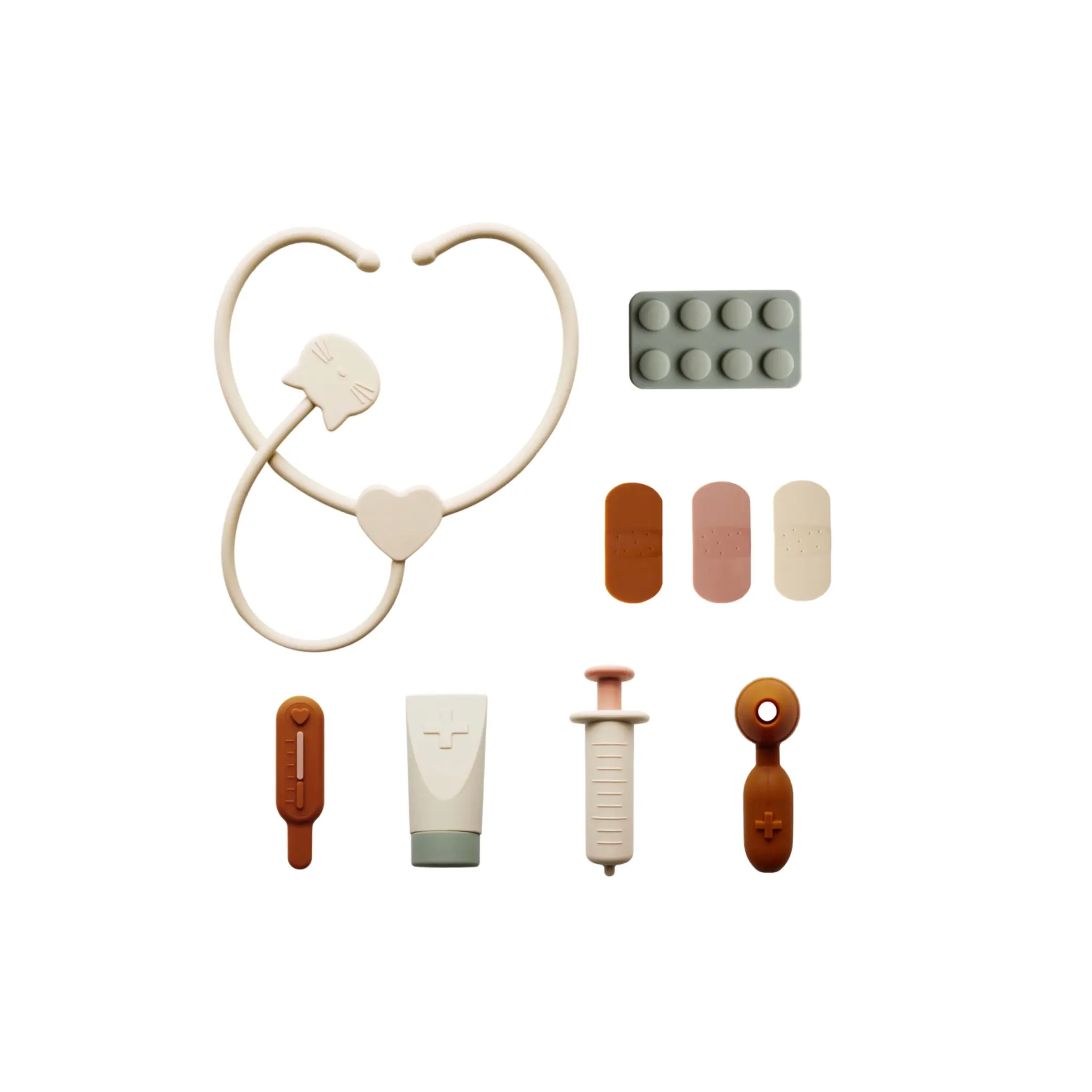 Marlowe & Co. - Silicone Playset - Doctor Kit