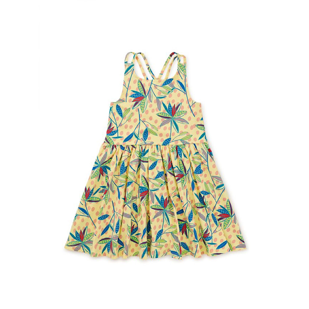 Tea Collection Strappy Back Skirted Dress - Bird of Paradise