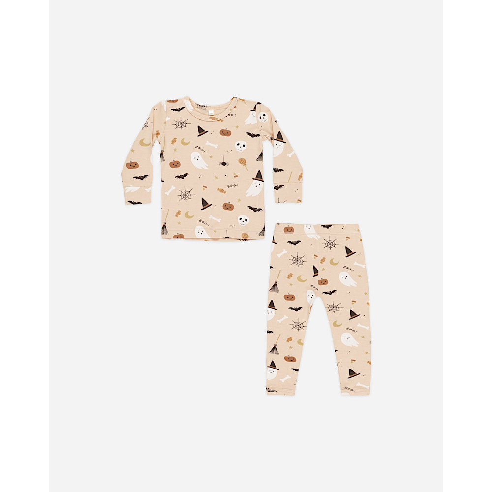 Quincy Mae Quincy Mae Bamboo Pajama Set - Halloween