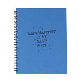 Ruff House Print Shop Custom Notebook - Kennebunkport Happy Place - Bluebird