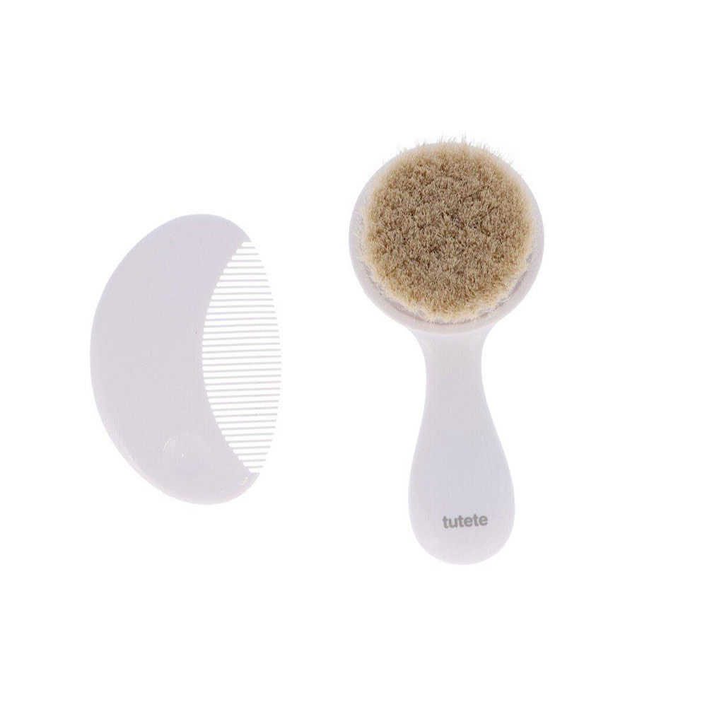 Tutete Tutete Baby Hair Brush & Comb Set - White