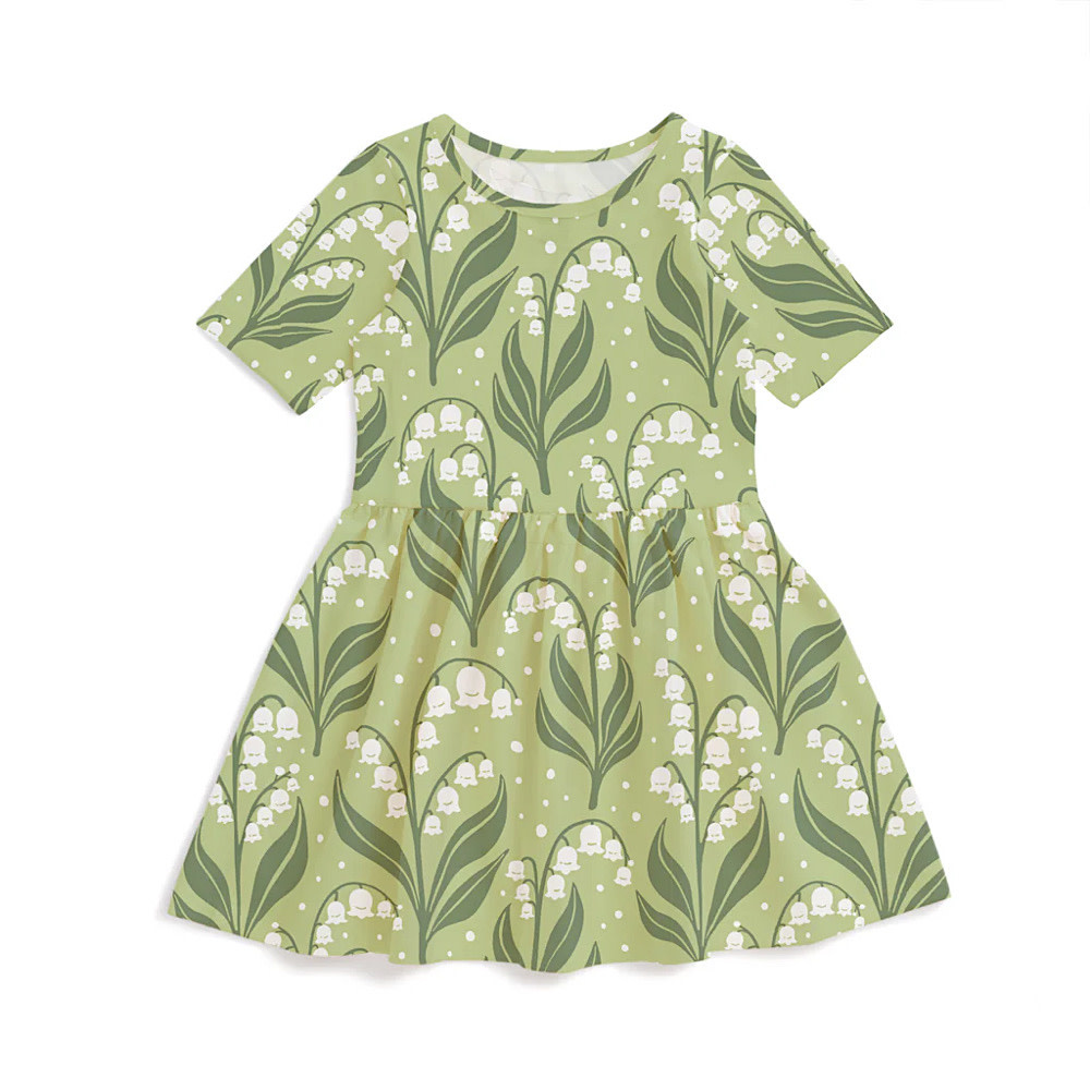 Winter Water Factory Winter Water Factory Alberta Dress - Lily of the Valley Green
