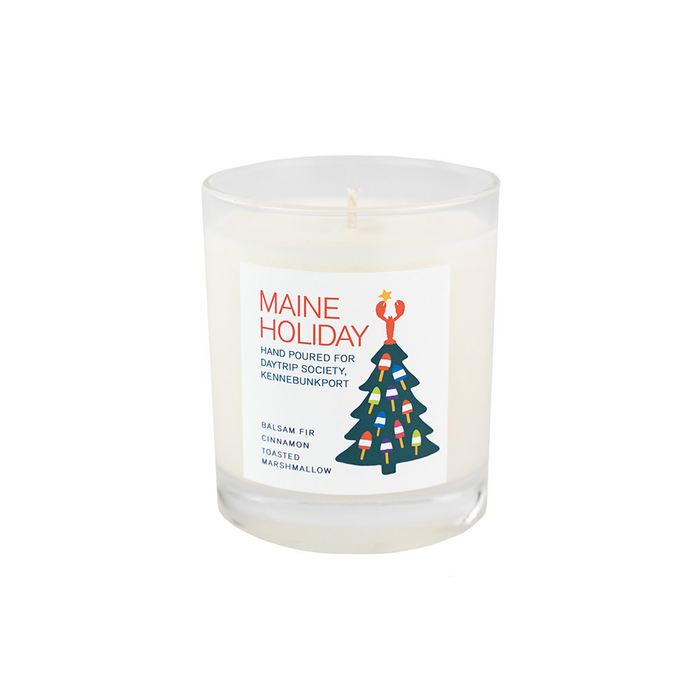 Daytrip Society Maine Holiday Buoy Tree Candle