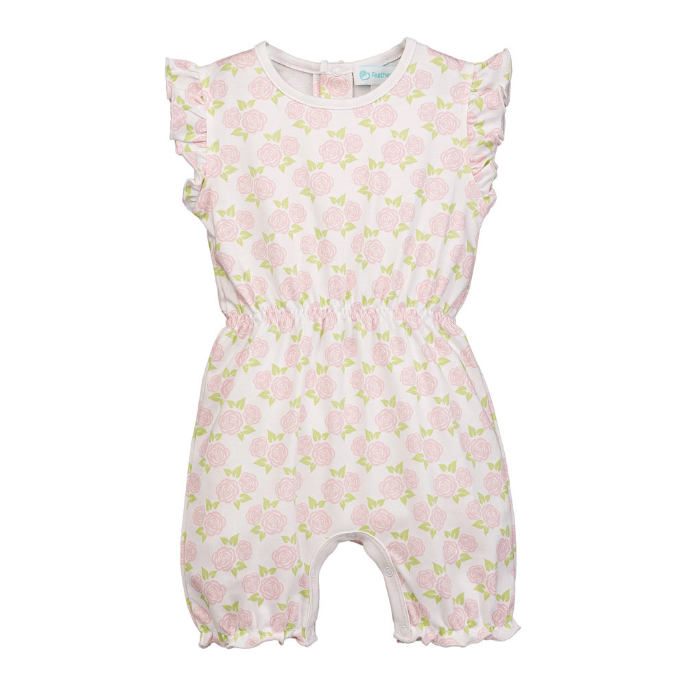 Feather Baby Tummy Romper - Marlowe's Rose