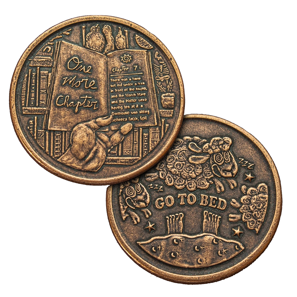 Shire Post Mint Decision Maker Coin - One More Chapter