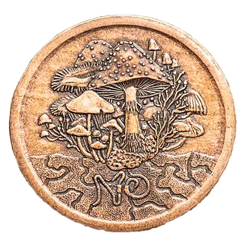 Shire Post Mint Decision Maker Coin - Mushroom