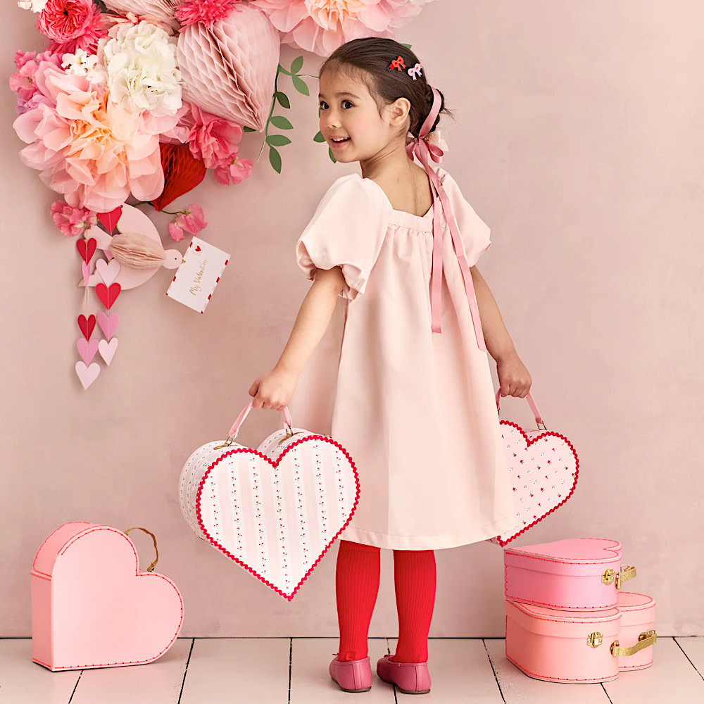 Meri Meri - Vintage Rose Heart Suitcases