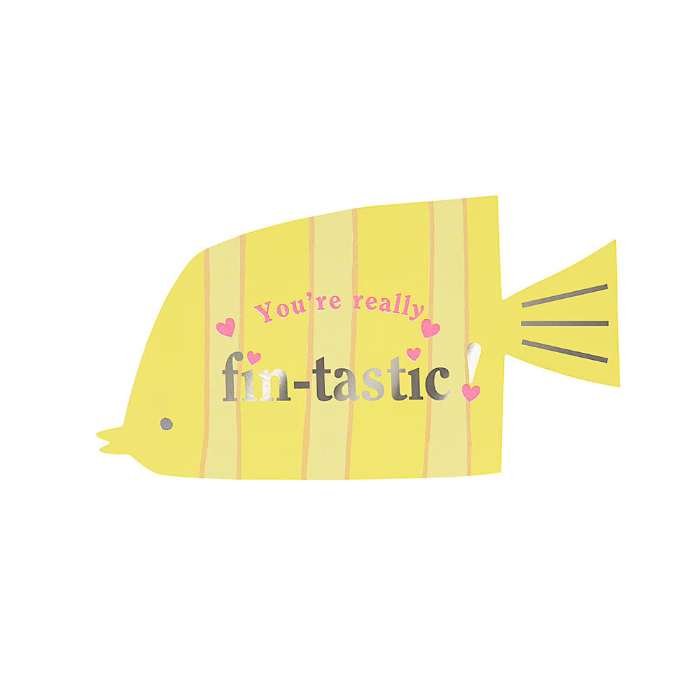 Meri Meri - Kids Valentines Cards & Erasers Set - Under The Sea