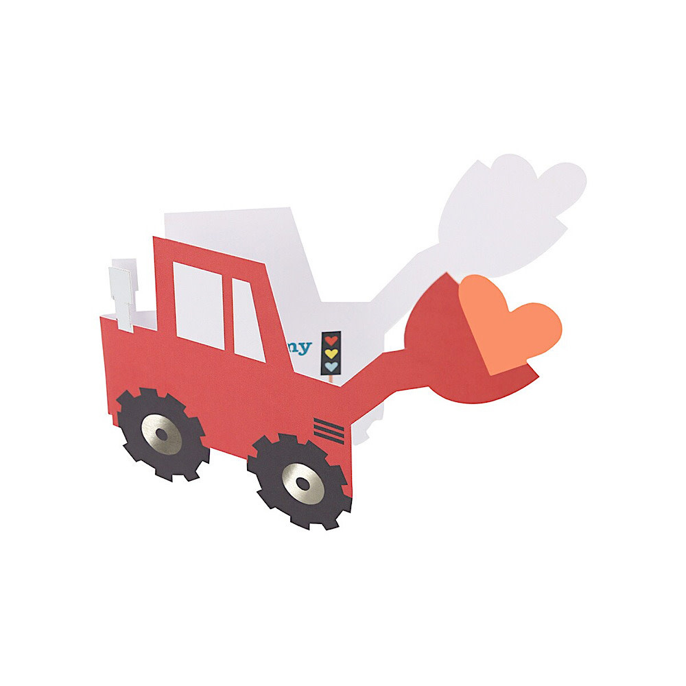Meri Meri - Kids Valentine's Card Set - Truck