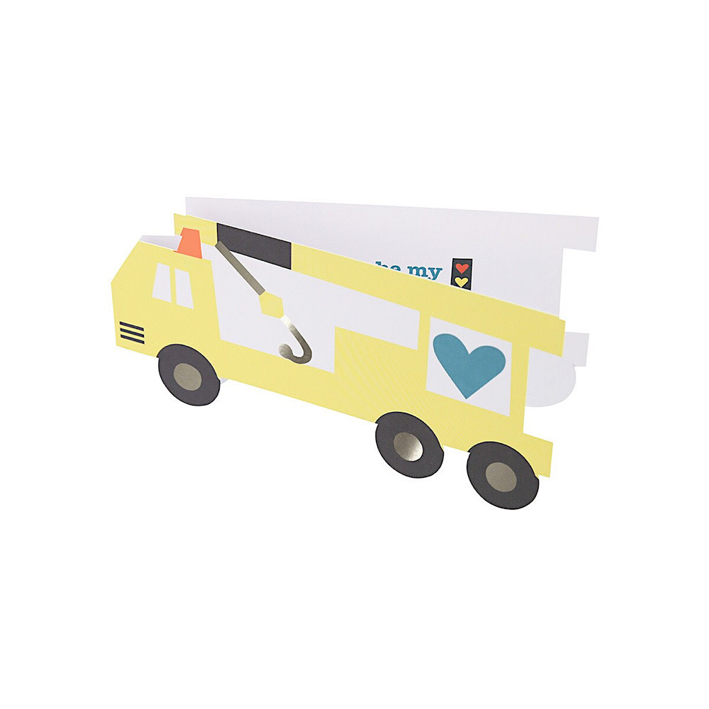 Meri Meri - Kids Valentine's Card Set - Truck
