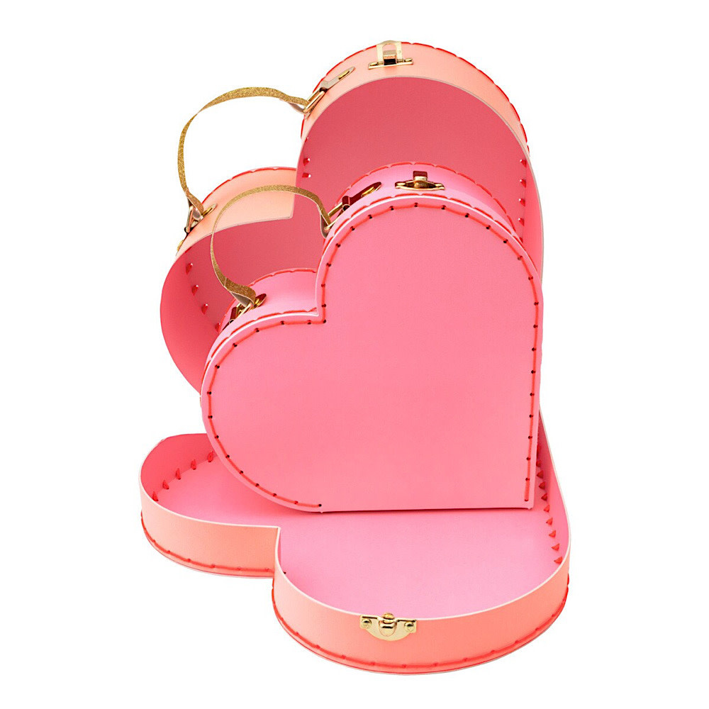 Meri Meri - Pink Heart Suitcase - Set of 2