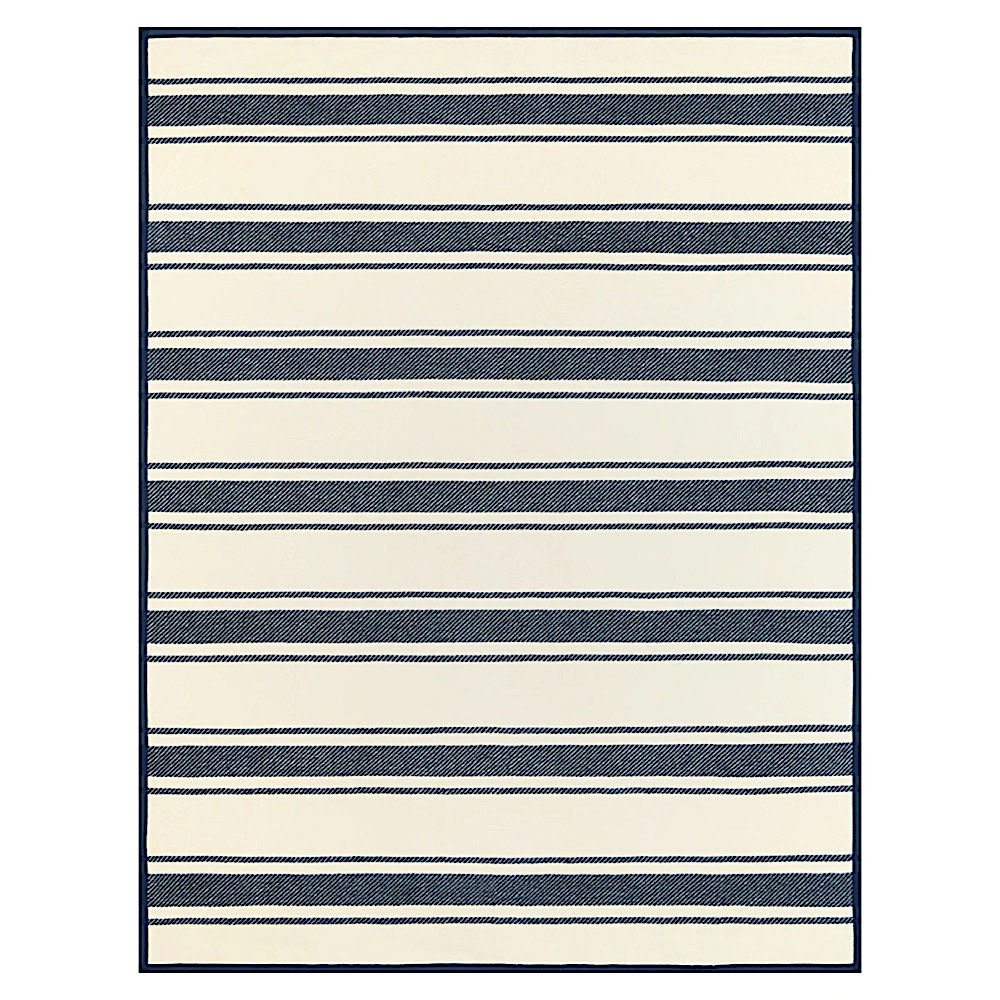 ChappyWrap Original Blanket - Dockside Stripe Navy