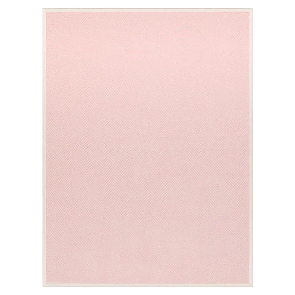 ChappyWrap - Original Blanket - Harborview Herringbone - Blush Pink