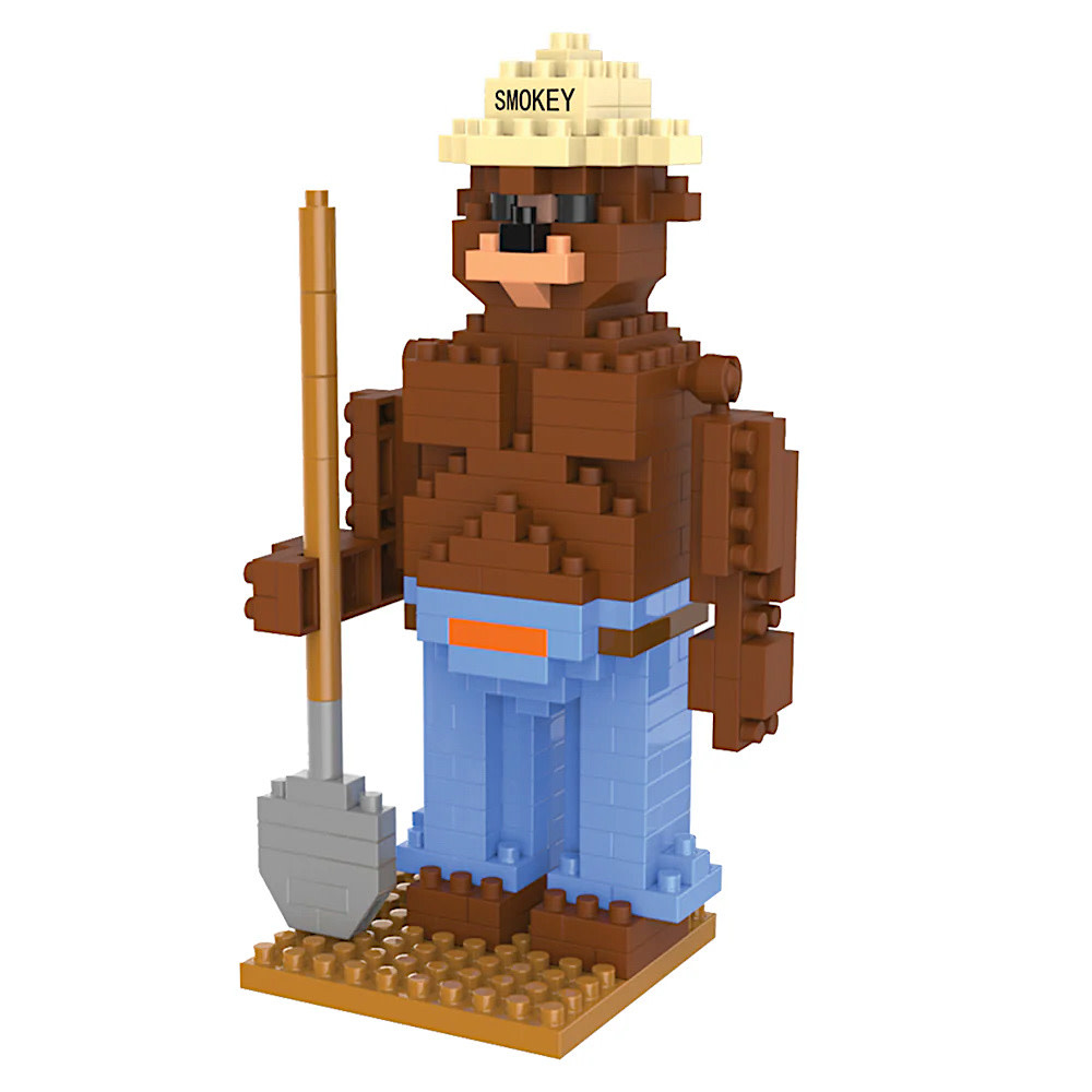 Mini Building Blocks Smokey Bear