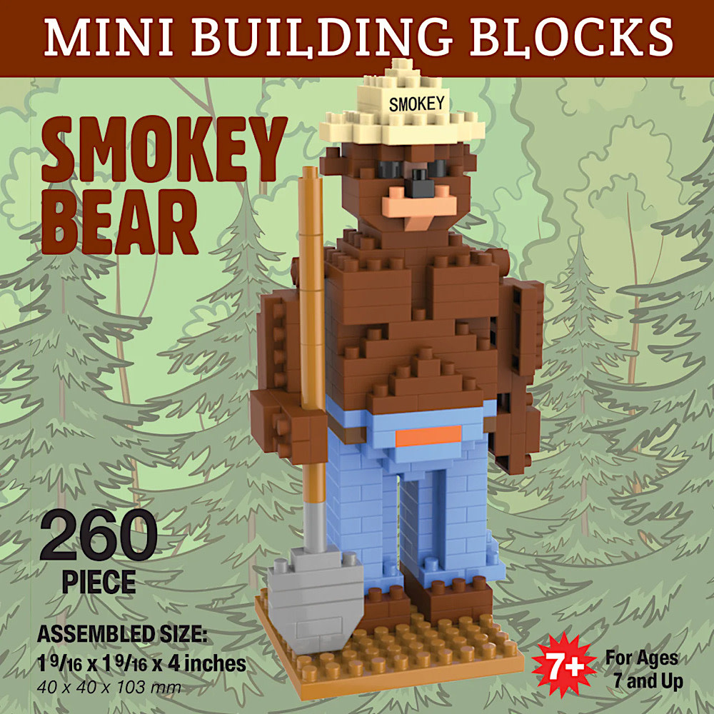 Mini Building Blocks Smokey Bear