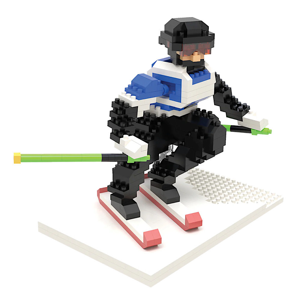 Impact Photographics Mini Building Blocks Skier