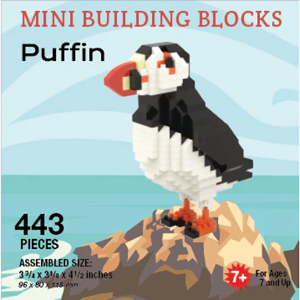 Mini Building Blocks Puffin