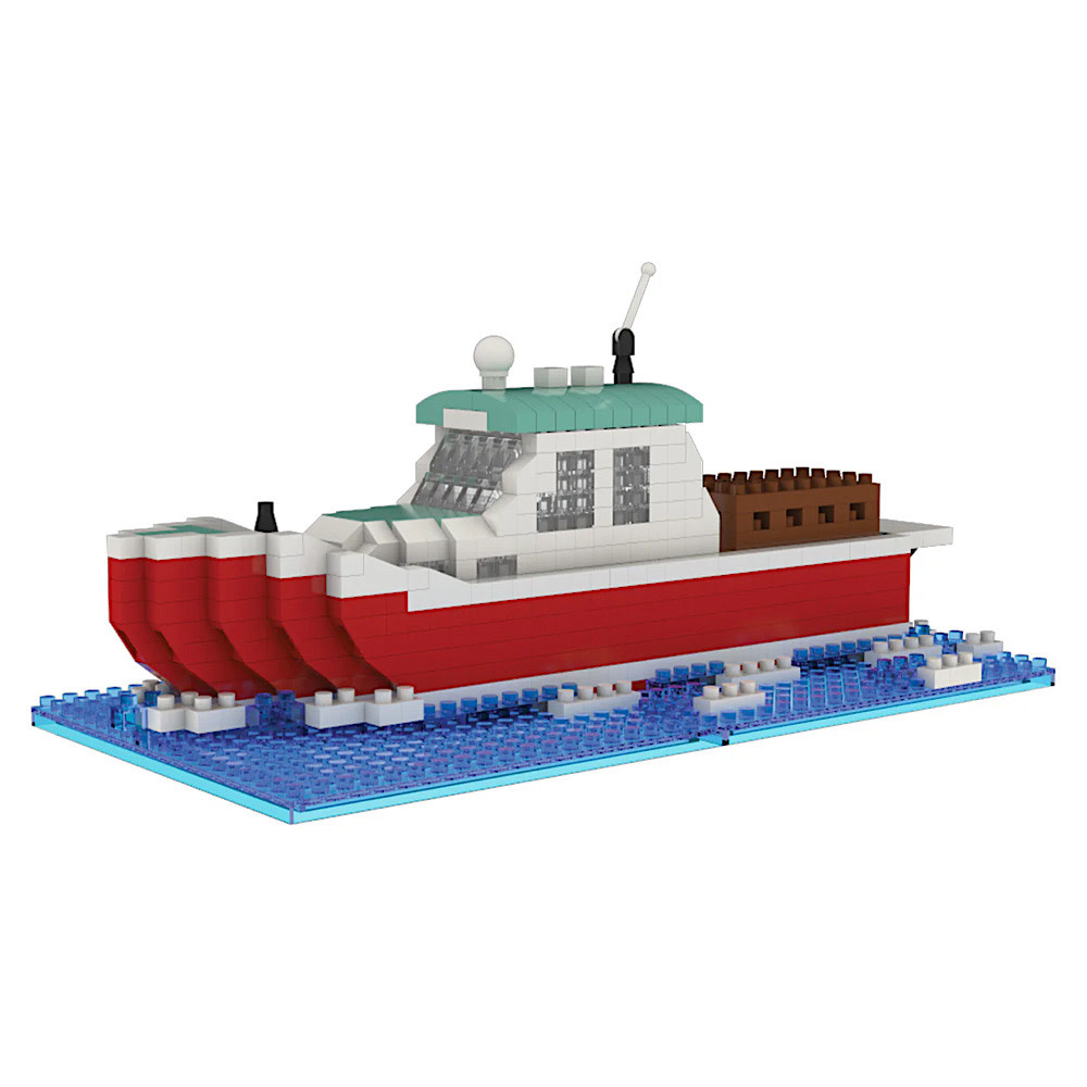 Mini Building Blocks Lobster Boat