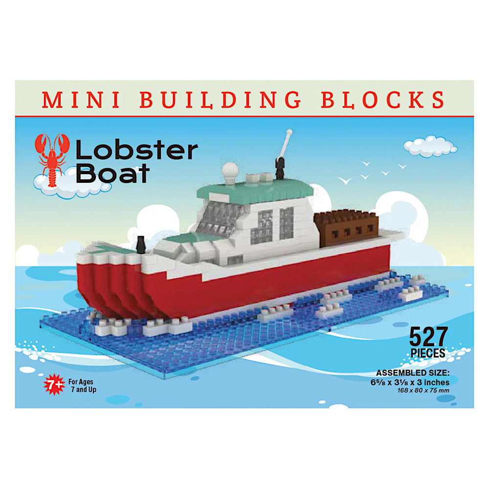 Mini Building Blocks Lobster Boat