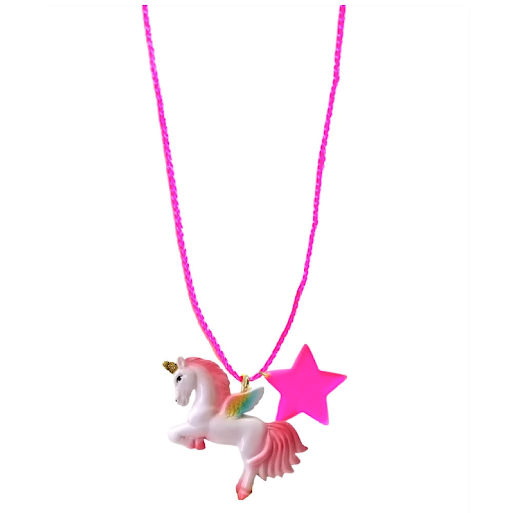 Gunner & Lux Gunner & Lux Necklace - Rainbow Unicorn