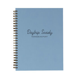 Ruff House Print Shop Custom Notebook - Daytrip Society Kennebunkport - Sky Blue