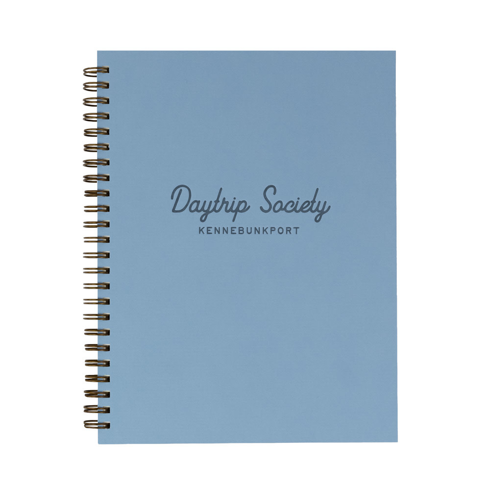 Custom Notebook - Daytrip Society Kennebunkport - Sky Blue